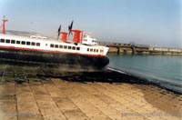 The Princess Anne (GH-2007) departing Dover hoverport